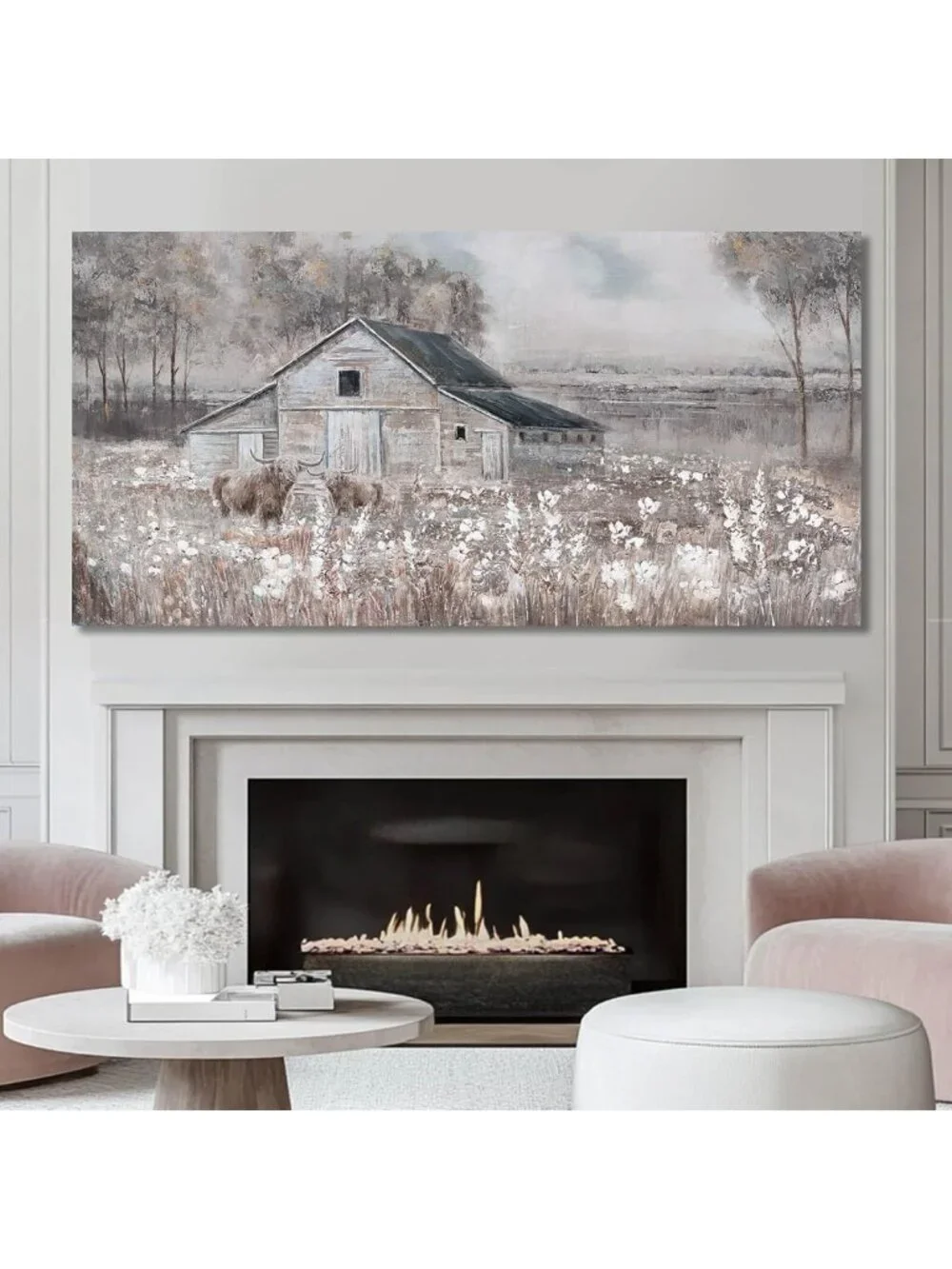 Floral Canvas Wall Art - Large 29